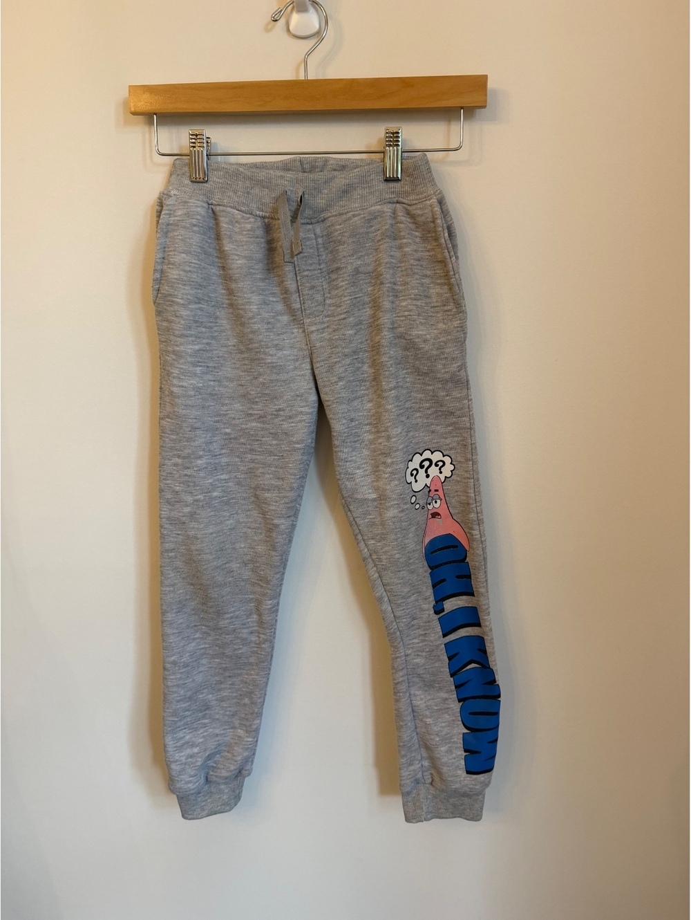 Nickelodeon SpongeBob Squarepants Patrick Jogger Sweatpants Kids Size 7/8